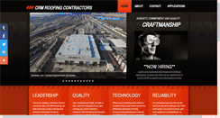 Desktop Screenshot of crmroofing.com